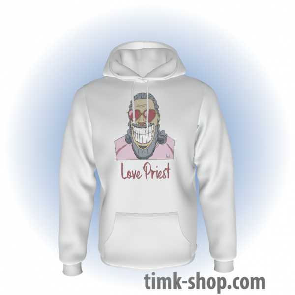 Love Priest Hoodie weiss