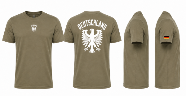 Deutschland T-Shirt khaki oder sand