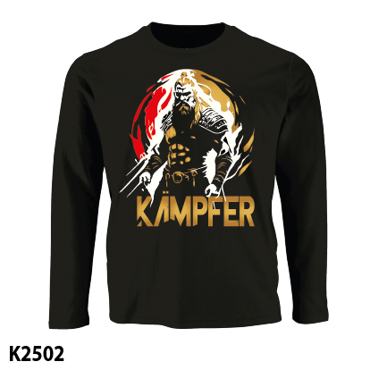 Kämpfer Langarmshirt schwarz