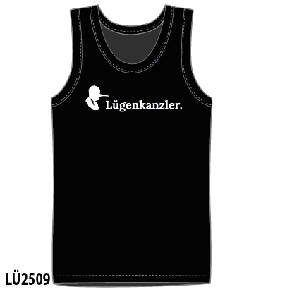 Lügenkanzler Tanktop schwarz
